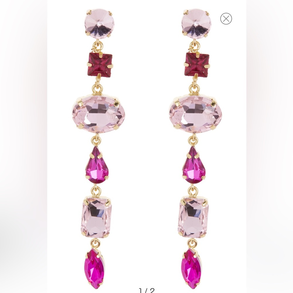 Crystal Linear Drop Earrings
AREA STARS NWOT